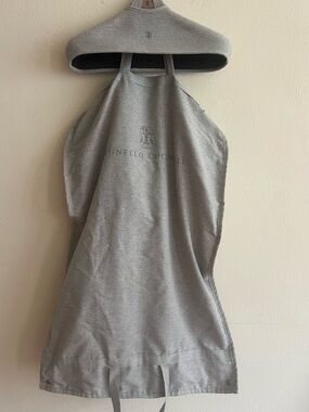 New Brunello Cucinelli Italy Hanger Travel Linen Dust Bag